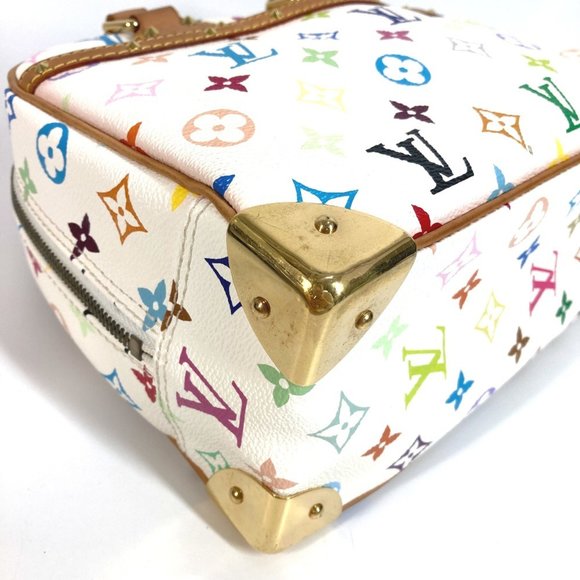 LOUIS VUITTON M92663 Monogram Multicolor Trouville Bag Mini Boston Handbag - Picture 7 of 10